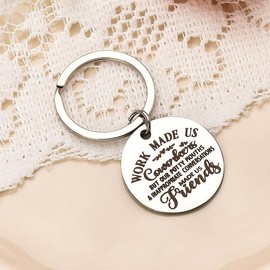 Sisadodo Coworker Friend Gift for Coworkers Thank You Gifts Keyring for Colleagues Appreciation Gifts for Employees Birthday Gifts for Staff Christmas Gifts for Colleague Leaving Gifts