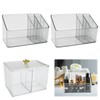HEKOBAG Pack of 2 Cosmetic Storage Boxes Plastic Make Up