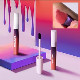 Brillo Labial Peel-Off, Tinte de Labios Despegable, Brillo y Textura Sedosa para Labios, Larga Duración y Sin Pegajosidad, Hidratación y Resistencia (B, M)