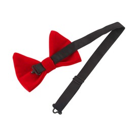 Lovacely Mens Oversized Velvet Bow Tie Solid Color Formal Tuxedo Pre-Tied Big Bowtie 220512