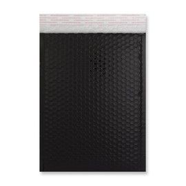 Pack of 10 Metallic Bubble Lined Envelope Postage Bag Mailers (A4 / C4-324mm x 230mm, Black)