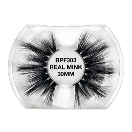 BlackPink 100% Real Mink Fluffy Lash 5D Reusable Light Weight Natural False Lashes Fake Eye Lash (BPF303)