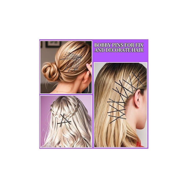 Triko Kit de 100 Accesorios para Cabello: 100 Horquillas para
