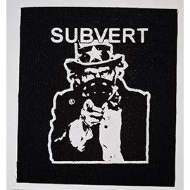 Subvert Patch - Anarchy Anti Government Anarcho Punk