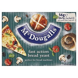McDougalls Dried Yeast Sachets Fast Action 8 x 7g - Pack of 6