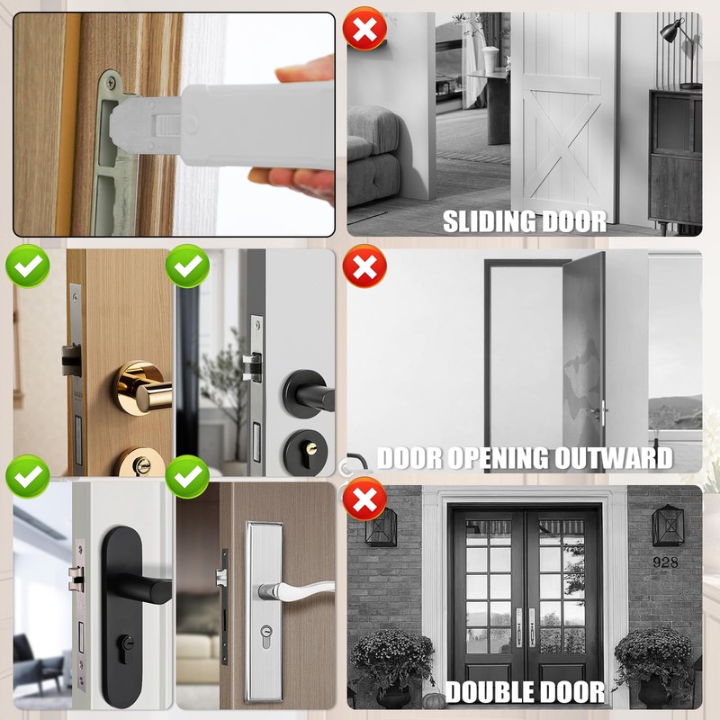 Portable Door Lock for Travel Security Blocklock Hotel Door Locks