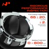 A-Premium 4PCS Dashboard AC Air Vent Compatible with Ford F-250