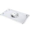 PINGEUI 8 Pack 1/3 Size Stainless Steel Steam Table Lid,