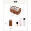 EACHY Travel Makeup Bag Clear Makeup Bag, Small Makeup Bag