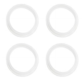 Qrity 4 Pcs O-Rings Gasket 32mm, Sink Plug Seal, Lip Bath Plug, Washer Basin Sealing Ring, Bathtub Plug Gasket, Pop Up Basin Waste Seal