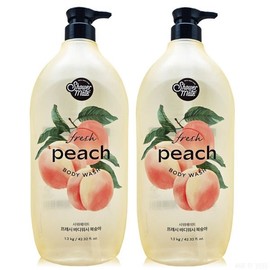 Shower Mate Peach Body Wash 1200g 2pcs / 샤워메이트 복숭아 바디 워시 1200g 2개