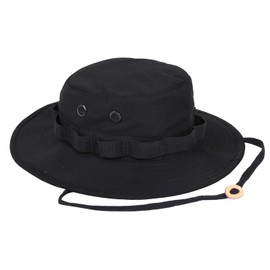 Rothco Boonie Hat - Defensa Solar definitiva para Aventuras al Aire última intervensión, Negro -, 7 3/4