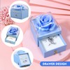 muchly Rose Ring Box，Proposal ring box rotates 360 degrees. Square