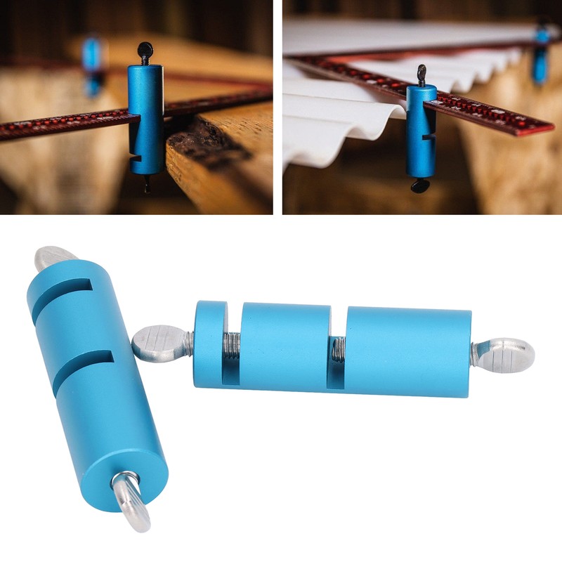 Tall Stair Gauges Aluminium Alloy Blue Framing Square Attachment Jigs