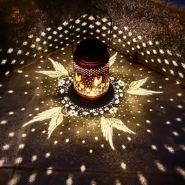 Hummingbird Birthday Gifts for Women Mom Grandma Solar Lanterns Outdoor Waterproof Garden Decor Metal Hanging LED Decorative Light for Patio Yard Lawn Backyard Front Porch Gardening Gifts