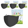 Guard Day Beak-shaped Yellow Dust Protection Color Mask Small KF94, Black, 4 Pieces, 25-Pack / 가드데이 새부리형 황사방역 컬러 마스크 소형 KF94, 블랙, 4개, 25개입