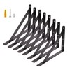 20 inch Heavy Duty Shelf Brackets with Screws, 8 Pack