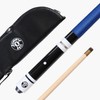 Jonny 8 Ball Hardwood 4 Piece Adjustable Snooker Pool Cue