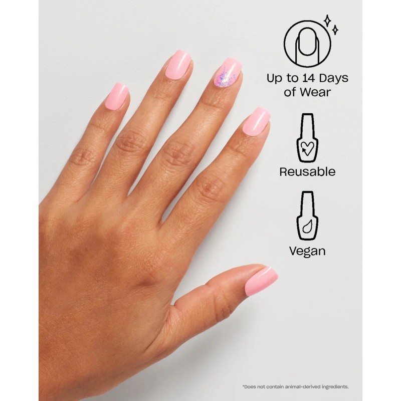 OPI On Point Press On Mani - Pink Glitter -
