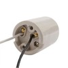 JNXQWE E39 Mogul Base Heavy Duty Keyless Glazed Porcelain Socket,Incandescent