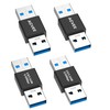 AGVEE USB-A Male to USB-A Male Adapter, Bidirectional USB-A 3.0