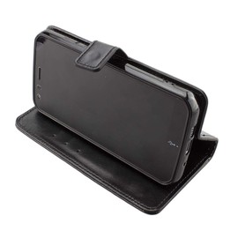 caseroxx Bookstyle-Case for Cat S62 / S62 Pro, Cover, faux leather, black, Card Slots & Magnetic Closure