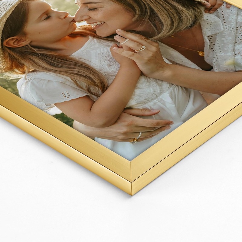 Ditwis Picture Frame A4 Gold, Frame DIN A4 for 21