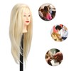 Hair Styling Mannequin Head 85% Real Hair Hairdresser Training Head
