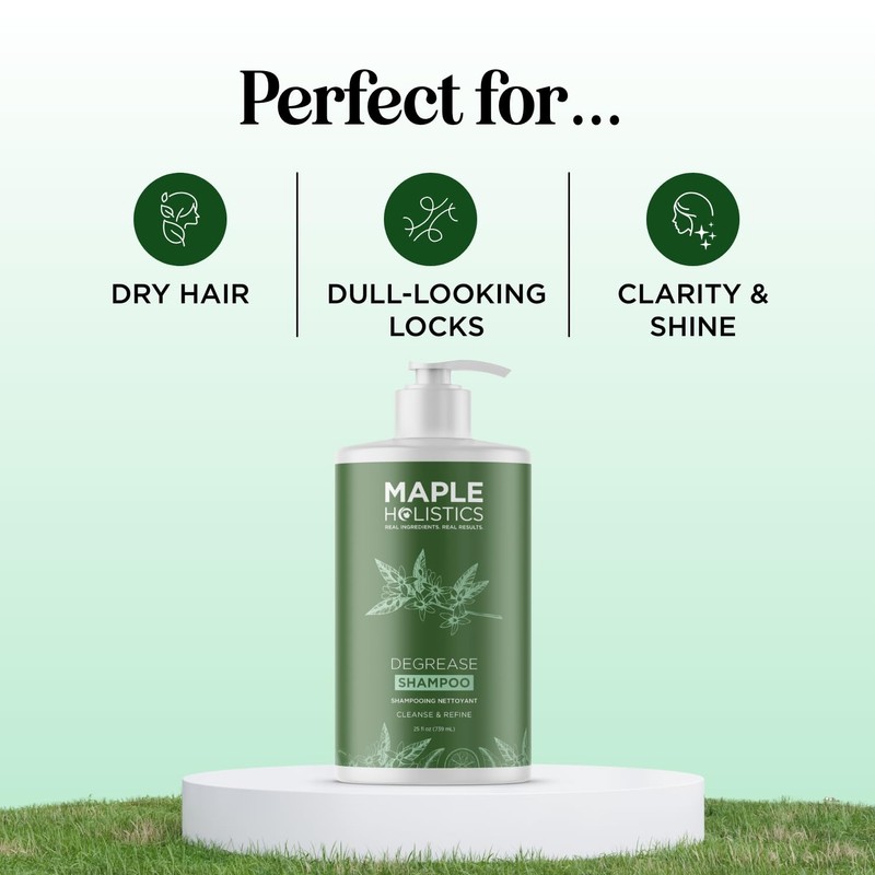 Degrease Shampoo for Oily Hair - Sulphate Free Deep Cleansing