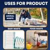 15L Bin Liners Extra Strong Dustbin Waste Bags For Round,