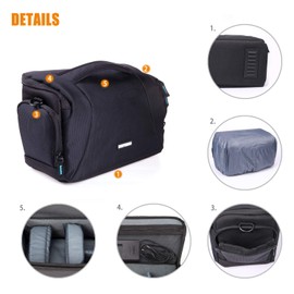 Bodyguard Easy SLR XL Large Camera Bag for Body and 3 Lenses Black