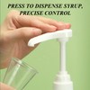 YSDYY 6 Pieces Syrup Pump, Press Pump Head Set, Reusable