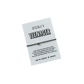 Teenager gift | Teenager wish bracelet | Gift for teenager | Teenage birthday gift | Officially a teenager