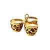 Pampa Bay Animal Print 3 Part Server, 8.75"" D x