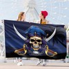Pirate Flag – Jolly Roger Flag with Crossed Rapires -
