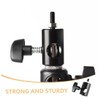 KOMBIUDA Tripod Flashlight Adapter Screw Camera Stand Adapter for Fill