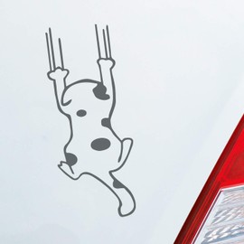 Dub OEM Car Sticker Cat Animal Pet Scratch Tuning Car Motorcycle Sticker JDM, grey