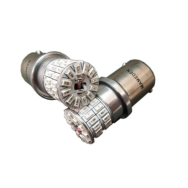 MAMEDEN S25 Single LED MIRA-SMD Red Brake Lamp BA15s Red