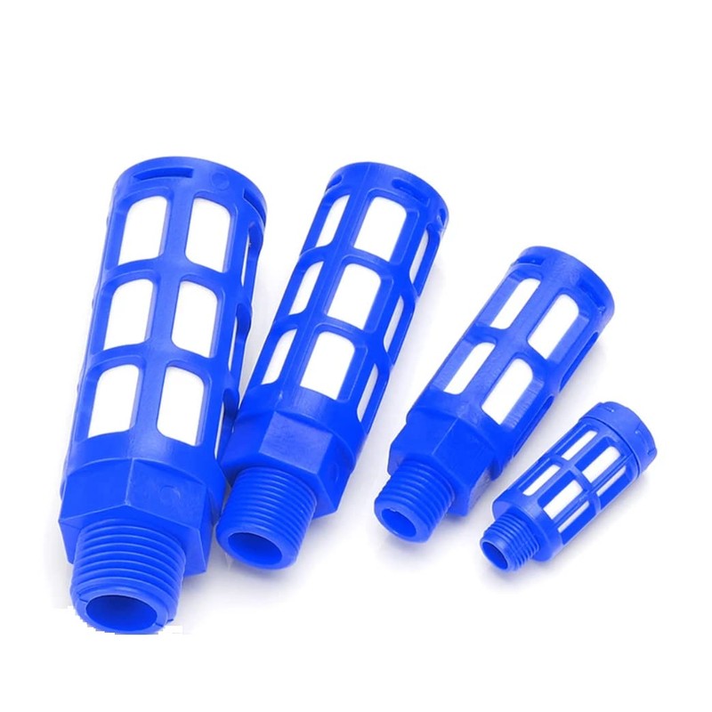 Pneumatic Silencer 1/2 Inch Set of 3 Industrial Quality