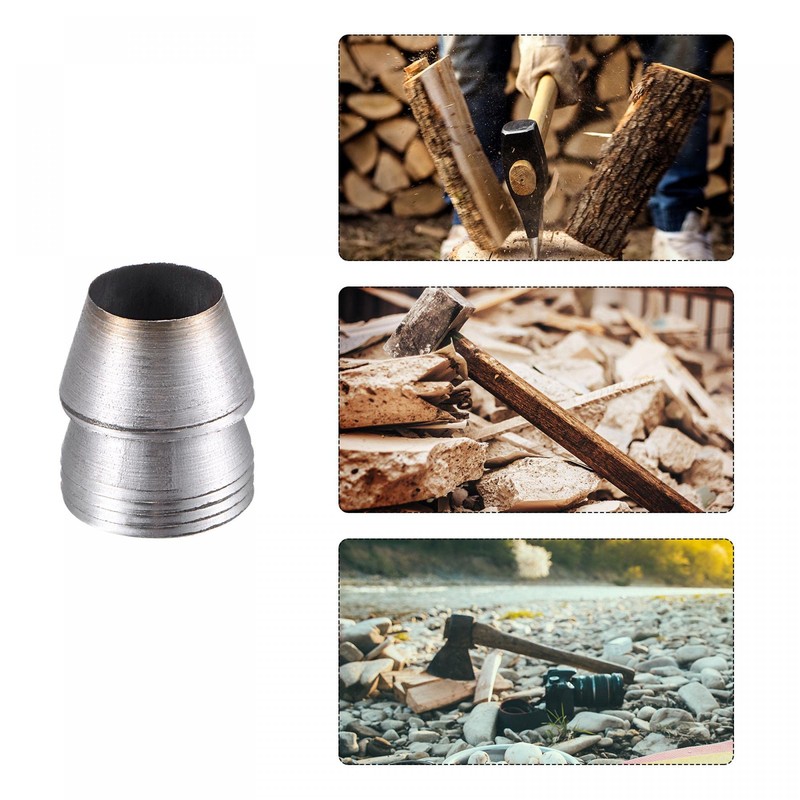 sourcing map Round Steel Handle Wedges for Axe Claw Hammer