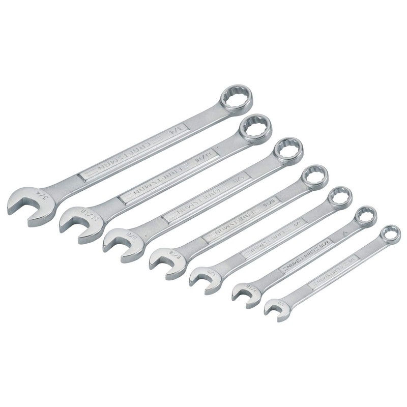 CRAFTSMAN CMMT87016 7PC SAE RAISED PANEL WRENCH SET