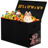 Large Toy Box, Collapsible Storage Bins with Lids, Toy Storage