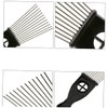 Baluue 1pc Wide Tooth Rake Comb Handle for Hair Detangling