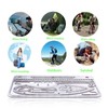 Buspoll Survival Cards: (18- in -1) EDC wallet multifunctional survival