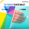 DocFeedz Plastic Wallets A4 - Pack of 25 Waterproof Plastic