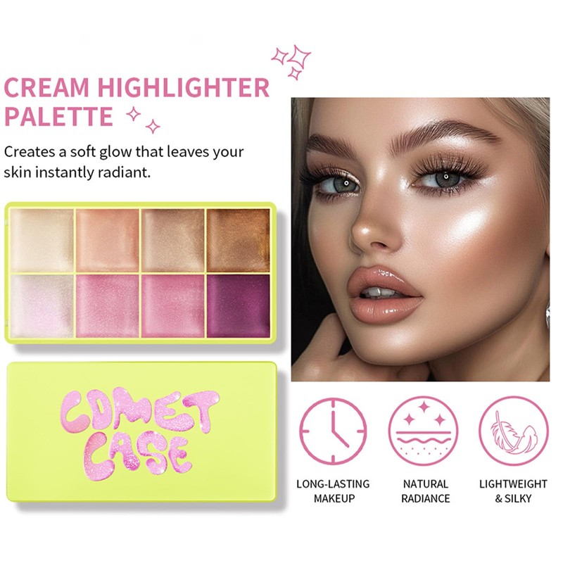 Cream Highlighter for Face Body