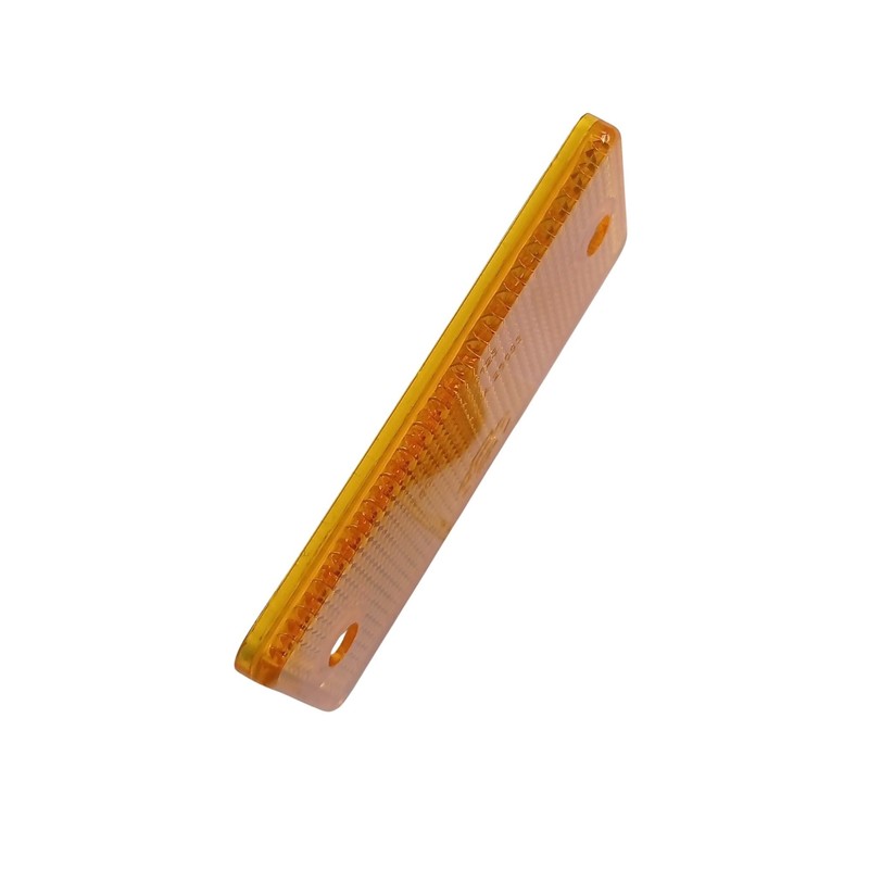 6 x Yellow Reflectors Rear Reflector Reflective Cat Eyes Rectangular