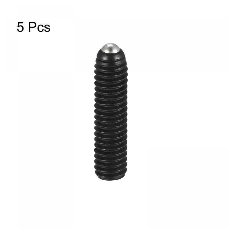 sourcing map Ball Point Set Screws, 5pcs M4 x 16mm