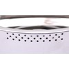 Takagi Stainless Steel D-Shaped Washtub with Rubber Drain Hole, Silver