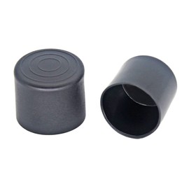 FixtureDisplays® 15136 Cap 1 Inch Nominal Black Tube Cover End Rubber Flexible 0.98 Inches Inside Diameter 15136-CAP-FBA